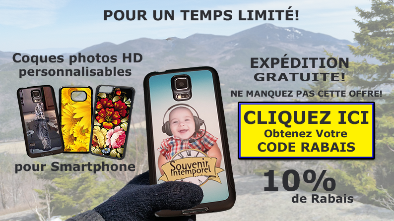 Coques photos personnalisées  pour smartphone